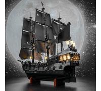 LocoLee RC Led Light Set Compatible with Lego 10365 Captain Jack Sparrow's Pirate Ship Icons Led Decoration Lighting Kit Compatible with Lego 10365 Building Blocks Model,Only Lights Set,No Model