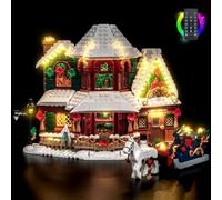LocoLee RC LED Light Set Compatible with LEGO 11387 Holiday House | Decoration Lighting Kit Compatible with LEGO Holiday House, Easy Installation, Flexible LED Strip, Ideal Gift, No Model