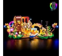 LocoLee RC Led Light Set Compatible with Lego 21360 Willy Wonka & the Chocolate Factory Led Decoration Lighting Kit Compatible with Lego 21360 Building Blocks Model,Only Lights Set,No Model