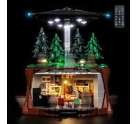 LocoLee RC LED Light Set Compatible with LEGO 21369 The X-Files | Lighting Kit Compatible with LEGO The X-Files, Easy Installation, Flexible LED Strip, Ideal Gift, No Model