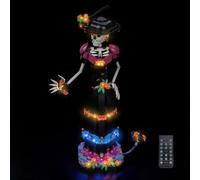 LocoLee RC LED Light Set Compatible with LEGO 21372 La Catrina