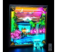 LocoLee RC LED Light Set Compatible with Lego 31218 Japanese Cherry Blossom Landscape LED Decoration Lighting Kit Compatible with Lego 31218 Art Building Blocks Model, Only Lights Set, No Model