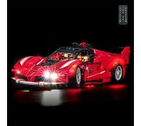 LocoLee RC Led Light Set Compatible with Lego 42212 Ferrari FXX K Led Decoration Lighting Kit Compatible with Lego 42212 Building Blocks Model,Only Lights Set,No Model