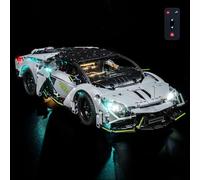 LocoLee RC Led Light Set Compatible with Lego 42214 Lamborghini Revuelto Super Sports Car Led Decoration Lighting Kit Compatible with Lego 42214 Building Blocks Model,Only Lights Set,No Model