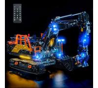 LocoLee RC Led Light Set Compatible with Lego 42215 Volvo EC500 Hybrid Excavator Led Decoration Lighting Kit Compatible with Lego Technic 42215 Building Blocks Model,Only Lights Set,No Model