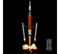 LocoLee RC Led Light Set Compatible with Lego 42221 NASA Artemis Space Launch System Rocket Led Decoration Lighting Kit Compatible with Lego 42221 Building Blocks Model,Only Lights Set,No Model