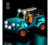 LocoLee RC Led Light Set Compatible with Lego 42227 Jeep Wrangler Rubicon SUV Light Decoration Lighting Kit Compatible with Lego 42227 Building Blocks Model,Only Lights Set,No Model