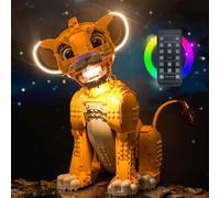 LocoLee RC Led Light Set Compatible with Lego 43247 Young Simba the Lion King Led Decoration Lighting Kit Compatible with Lego 43247 Building Blocks Model,Only Lights Set,No Model