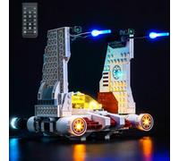 LocoLee RC Led Light Set Compatible with Lego 75432 V-19 Torrent Starfighter Led Decoration Lighting Kit Compatible with Lego 75432 Building Blocks Model,Only Lights Set,No Model