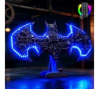 LocoLee RC Led Light Set Compatible with Lego 76330 Batman Logo Light Decoration Lighting Kit Compatible with Lego 76330 Building Blocks Model,Only Lights Set,No Model
