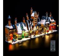 LocoLee RC Led Light Set Compatible with Lego 76457 Hogsmeade Village - Collectors' Edition Led Decoration Lighting Kit Compatible with Lego 76457 Building Blocks Model,Only Lights Set,No Model