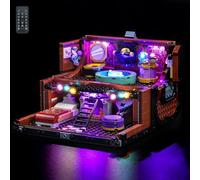 LocoLee RC Led Light Set Compatible with Lego 76785 Thing's Apartment Decoration Led Decoration Lighting Kit Compatible with Lego Wednesday Sets76785 Building Blocks Model,Only Lights Set,No Model