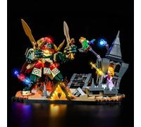 LocoLee RC LED Light Set Compatible with LEGO 77093 Ocarina of Time - The Final Battle Lighting Kit Compatible with LEGO 77093 Building Blocks Model; Only Lights Set,No Model (77093-RC Version)