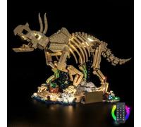 LocoLee RC LED Light Set Compatible with LEGO Dinosaur Fossils: Triceratops