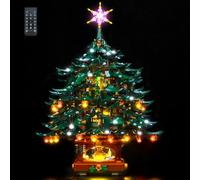 LocoLee RC Version Led Light Set Compatible with Lego 41843 Family Christmas Tree Decoration Led Decoration Lighting Kit Compatible with Lego 41843 Building Blocks Model,Only Lights Set,No Model