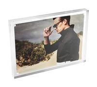 LocoMatrol A5 Acrylic Picture Frame， Magnetic Multi-Purpose Glass Effect Picture Frame， Desktop Frameless Magnetic Photo Frame