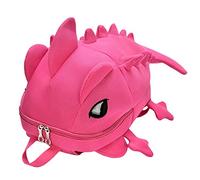 Locomo Father Son Mother Daughter Adult Kid Backpack School Bag 3D Dinosaur Dragon Cute Brothers Sisters BPK005PNKL