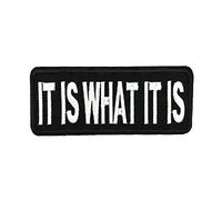 Locomo Funny Message Sew Iron On Patch Black Meme Hilarious Sarcasm Text Word Embroidered Emblem Badge Backpack Hat Jacket Coat T Shirt Decoration
