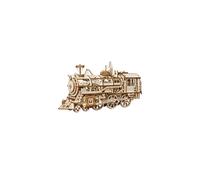 Locomotive: Mechanical Gears: ROKR Moving wooden 3D Train Puzzle model: Age 14 p