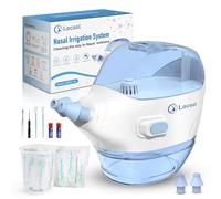 locool Electric Nasal Irrigation System, Sinus Rinse Machine with 50 Salt Packets, Self-Cleaning and Automatic Waste Collection, Nasal Suction Device for Quickly Relieving Nasal Discomfort