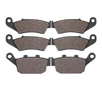 LOCOPOW Motorcycle Front & Rear Brake Pads for HONDA XL 600 Transalp 1997-2000 | XL650 Transalp 2000-2007 | XL700 Transalp 2008-2011 | XRV 750 Africa Twin 1994-2003