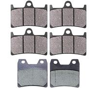 LOCOPOW Motorcycle Front & Rear Brake Pads for YAMAHA XJR 1300 C/Racer 2015-2016 | FZS 1000 Fazer 2001-2005