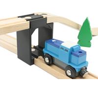 Locorico 3 Wooden Train Tunnel Bridges Compatible with Brio Lillabo Hape