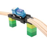 Locorico - Brio Lillabo Hape Wooden Train Incident Bridge Compatible