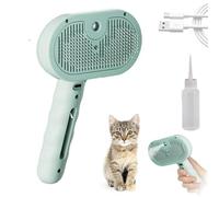 LOCPUFF Magic Wand for Pet Hair Steam, Magic Wand For Pet Hair, Charm Steam Brush, Cat Water Spray Grooming (green)