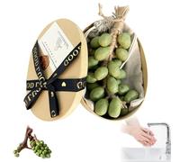 LOCPUFF Soaprella Graperie Artisan Soaps, Handmade Grape Soap Bunch, Natural Cold Process Soap With Botanical Extracts, Natural Handmade Soaps (1, green grape40pcs)