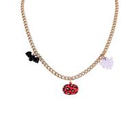 Locrccl Patriotic 4th of July Necklaces Red White Blue USA American Flag Necklace for Women,Independence Day Jewelry Accessories for Memorial Day, adjustable, Alloy Steel, No Gemstone
