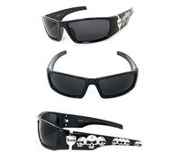Locs Black Harcore Fly Sunglasses + Free Micro Fiber Bag (Black, Black), Black, One Size