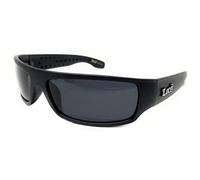 Locs Mad Dog Hardcore Gangster Cholo Narrow Rectangular Sunglasses, Black, One Size