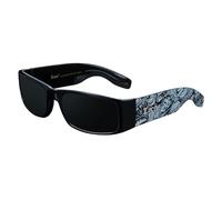Locs Mens Hardcore Gangster Sunglasses Bandana Print, Black Graffiti, Men