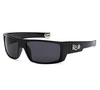 Locs Men's Original All Black Hardcore Sharp Square OG Sunglasses