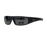 Locs OG Gangster Shade with Metal Tip Temples, Matte Black, One Size