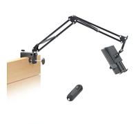 Locthal Tablet Holder for Kindle Reading in Bed with Remote Page Turner, Easy Adjust Hands Free Lazy Arm Mount for Kindle Accessories, Gifts for Readers