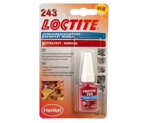 LOCTITE 1370555 243 Medium Strength Oil Tolerant Threadlocker 5ml