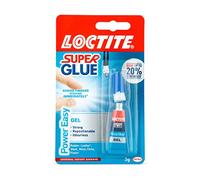 Loctite 1988289 Super Glue Power Easy Gel/Extra Strong Gel Non-drip Glue for Leather, Rubber, Wood, Metal, Porcelain, Paper, Plastic / 1 x 3g Tube