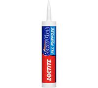 Loctite 2022554 Power Grab Express All Purpose Adhesive, Versatile Construction Glue for Cement, Tile, Wall & More-9 Cartridge, Pack of 1, White, 28 fl oz