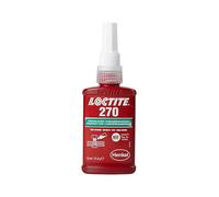 LOCTITE 270, Adhesive for the Permanent Securing of Screws, High-Strength Thread Lock for Metal Threads, Liquid Glue for Pumps, Gearboxes and More, 1x50ml