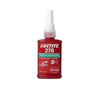 LOCTITE 270, Adhesive for the Permanent Securing of Screws, High-Strength Thread Lock for Metal Threads, Liquid Glue for Pumps, Gearboxes and More, 1x50ml