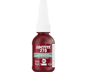 Loctite 270X10ML LOC 270 Threadlocker High Strength Adhesive, 10 mL