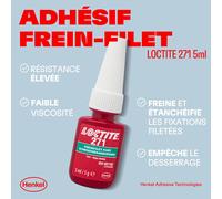 Loctite 271 Threadlocker high strength red 5ml
