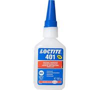 LOCTITE 401 Universal Liquid Adhesive, High Strength Quick Repair, Fast Curing Cyanoacrylate Glue for Many Materials, 50g