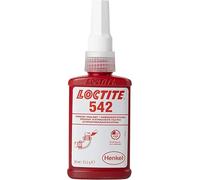 LOCTITE 542, Medium Strength Industrial Adhesive for Thread Sealing, Universal Liquid Adhesive Thread Sealant for Hydraulic and Pneumatic Systems, 50ml