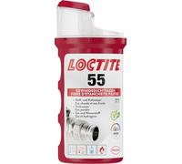 LOCTITE 55, Thread Sealing Thread for Quick Seal, Thread Seal for Pipe Threads and Fittings, for Threads Made of Metal and Plastic, 1 x 160 m
