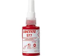LOCTITE 577, Medium Strength Industrial Adhesive for Thread Sealing, Universal Liquid Adhesive for Pipes and Metal Threads, Chemically Resistant Thread Sealant, 50ml