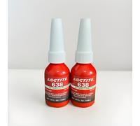 Loctite 638 High Strength Retaining Compound Metal Adhesive Retainer 2pcs 10ml