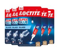 Loctite Glass Bond High-Quality Super Glue for Durable Glass Repairs 3g, 5 Pack